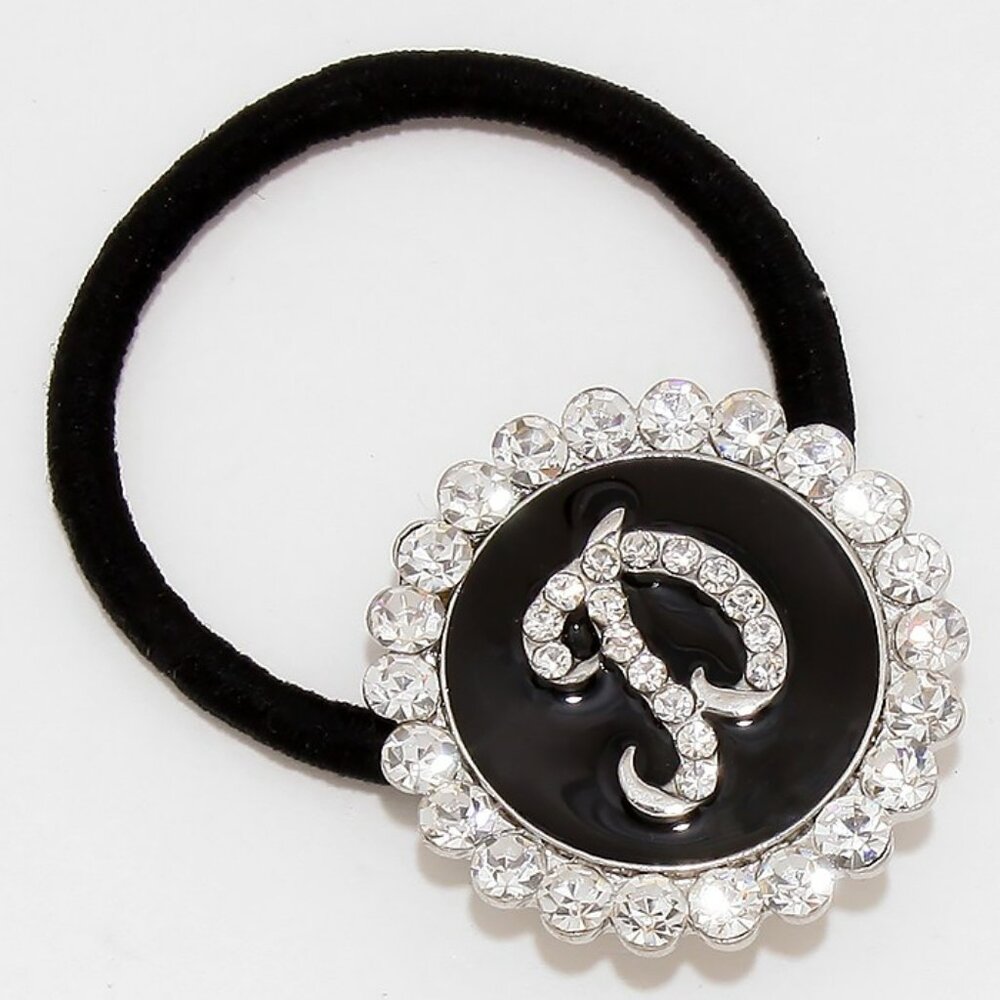 BLING BLING INITIALS HAIR TIES
